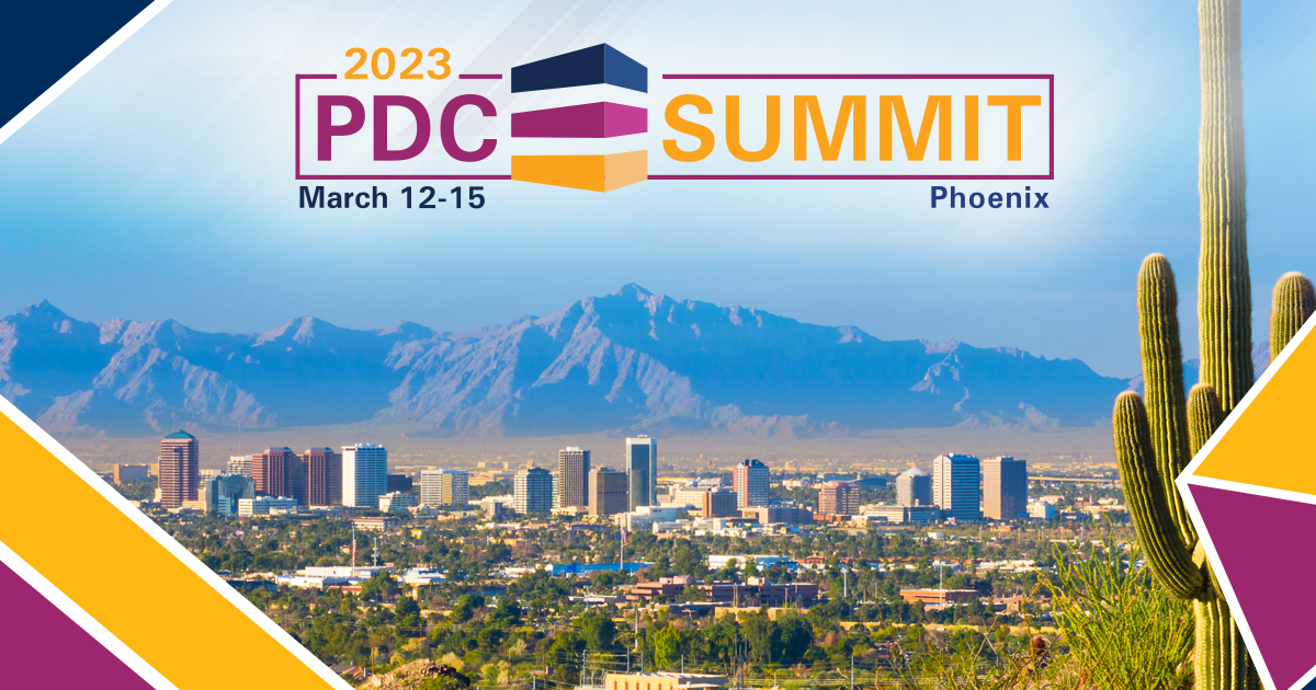 2023 PDC Summit Phoenix, AZ ASHE Events